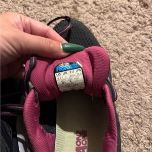 Hoka One One Black and Pink Running Shoes